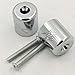High Quality SUN Style Motorbike Hand Bar Ends For Suzuki Gsxr 600 750 1000 1100 Hayabusa Gsx1300 R 1999-2012 Chrome