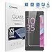 Sony Xperia XA Ultra Screen Protector [Tempered Glass], Popsky Ultra Clear 0.26MM Ultra Thin 9H Hardness High Definition HD Scratch Proof Screen Protector Glass