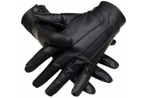 LEATHER LH HANDS "NA" Men's Dress Driving Genuine Sheep Leather Unlined Gloves