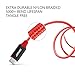 USB Type C Cable,JianHan 3 Pack USB A to USB-C Braided Cord Fast Charging Type-C Charger Cable for Samsung Galaxy S9,S8,S8 Plus,Note 8,LG G6 G5 V20 V30,Nexus 6P,5X,Nintendo Switch (1ft /3ft /6ft Red)