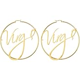 Boho Horoscope 12 Zodiac Sign Hoop Earrings 18k Gold Plated Womens Fashion Jewelry Astrology Inspired Jewelry Women Teens Hypoallergenic Lightweight Hoop Earrings