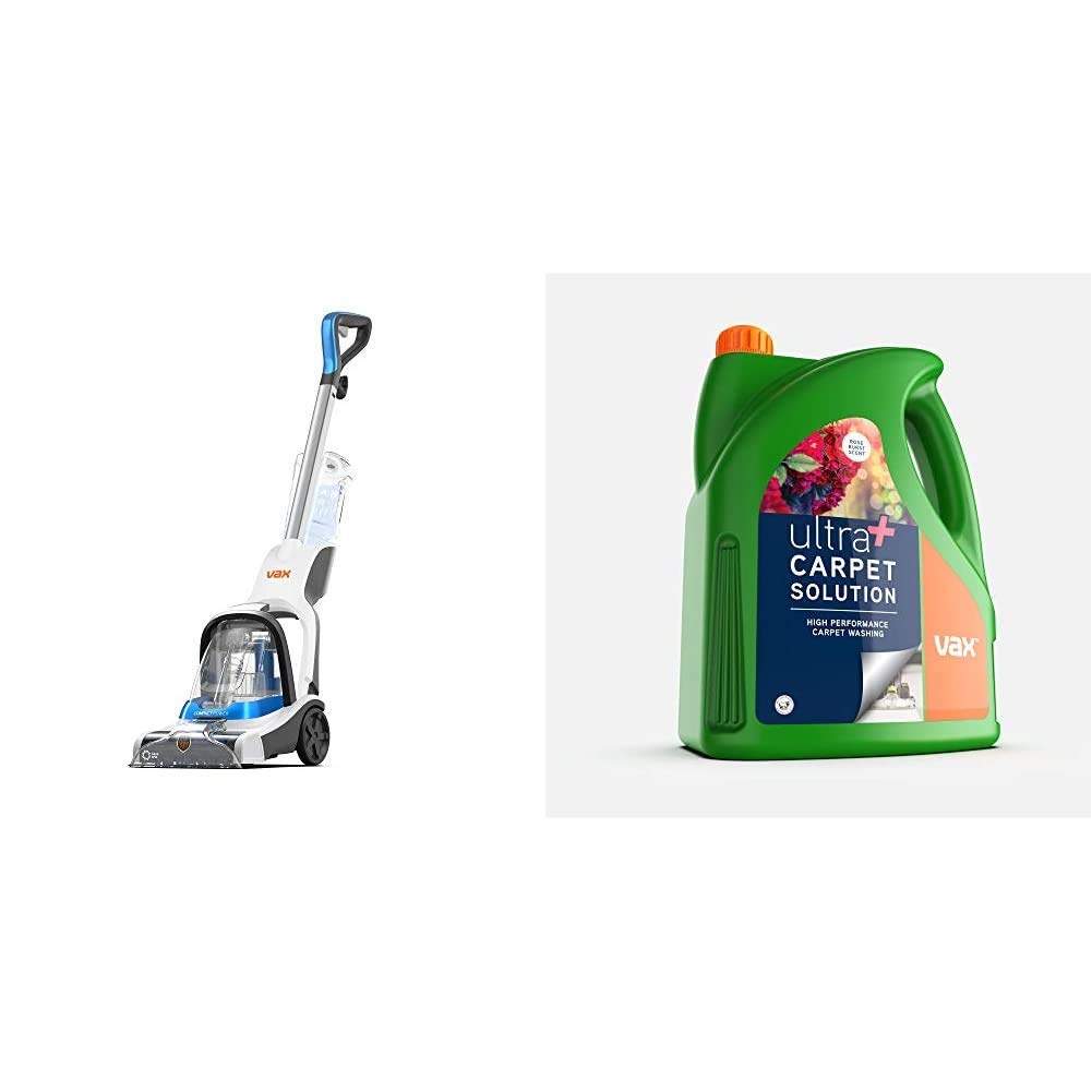 Vax Compact Power Carpet Cleaner & Ultra+ 4L Carpet Cleaner Solution — image 1