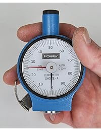 FOWLER plena garantía Economía Analog Portable durometer, 53 762 101 0, 35 ° Blunt Taper penetrator, 1 Shore graduación, Shore escala: A