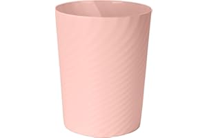 VKPLITE Small Plastic Trash Can - 1.8 Gallon - Pink - Wastebasket Garbage Can Container