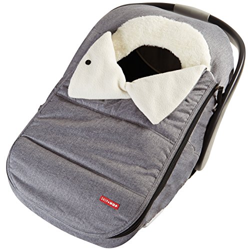 Skip Hop Stroll & Go Plush Fleece Infant And Baby Automotive Winter Car Seat Cover Heather Grey - Un - //medicalbooks.filipinodoctors.org