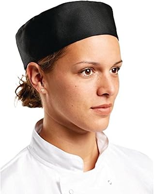 Whites Chefs Apparel a206-m – Gorro de chef, color negro