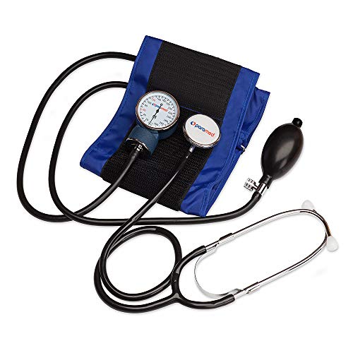 PARAMED Aneroid Sphygmomanometer with Stethoscope Manual Blood