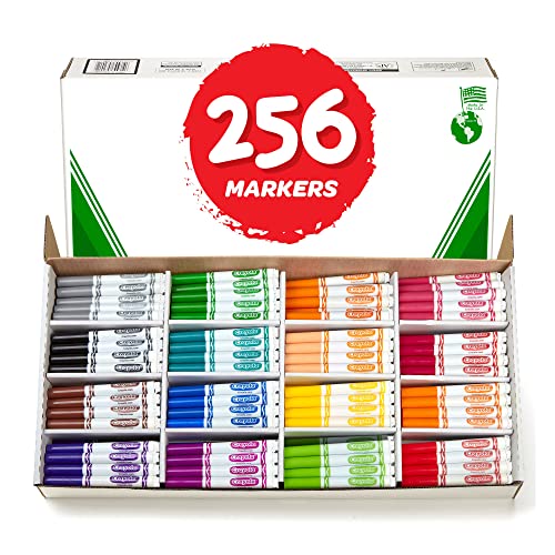 Crayola Broad Line Markers, Bulk School Supplies For Teachers, Kids