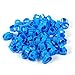 100PCS/Bag 16MM 001-100 Numbered Plastic Poultry Chickens Ducks Goose Leg Bands Leg Rings, Blue Color