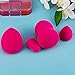 4-pack Makeup Sponge Makeup Blender Foundation Sponge Concealer Sponge Applicator Sponges for BB Cream and Liquid Foundation (Red)