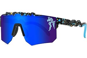 RICONE Two Sizes Cycling Sunglasses Polarized UV400 for Adults Youth Boys Girls Men Women Baseball Sports Glasses Outdoor