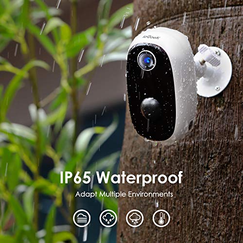 Wireless Outdoor Security Camera,ieGeek Rechargeable Battery Powered