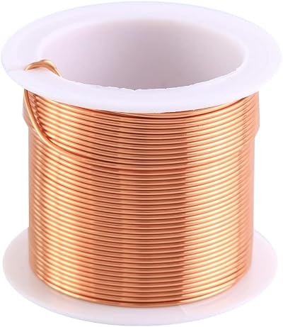 DONGKER Copper Wire 10m x 0.9mm Enameled Magnet Wire for DIY Motors Transformers