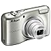Nikon COOLPIX A10 16.1MP 5x Zoom NIKKOR Glass Lens Digital Camera (26518B) Silver - (Renewed)
