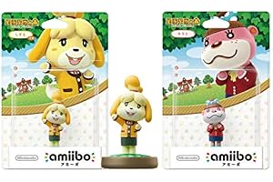 Animal Crossing 2 Pack Set [Isabelle Winter Outfit/Lottie] Series for Nintendo Switch -Switch Lite -WiiU- 3DS [Japan Import]
