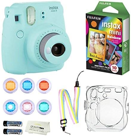 Fujifilm Instax Mini 9 cámara instantánea (Azul Hielo) + 10 ...