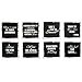 Prego Premium Drink Coaster Collection - Funny & Witty Novelty Bar Coasters - 4” Large Size Square Waterproof & Washable Table Protectors - Set of 8-2 Stainless Steel Wine Battle Stoppers Included