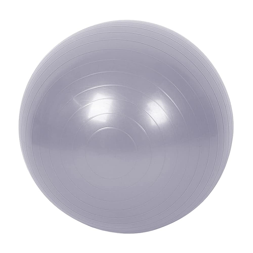 Xiedeai 65cm Exercise Ball with Hand Pump Anti-Slip Yoga Ball Anti-Burst Balance Balls Fitness Accessories for Pilates, Physical Therapy, Pregnancy, Core Training, Grey