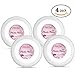 [160 Count - 10 Inch Plates] Laura Stein Premium Crystal Clear Disposable Plastic Dinner Size Plate, Great For Wedding, Event, Parties, Catering, Buffets, 4 Packs