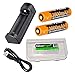 Fenix HP25R 1000 Lumen USB rechargeable CREE LED Headlamp, 2 X Fenix 18650 rechargeable Li-ion batteries,ARE-X1 charger with EdisonBright BBX3 battery carry case bundle
