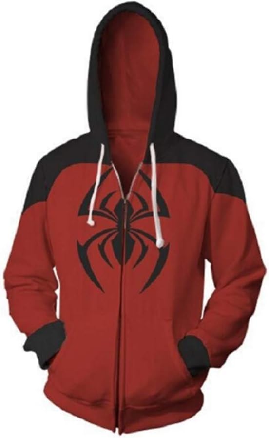 New Venom Spider0-Man Hoodie Sweatshirts Cosplay Hooded Coat Jacket Costume -AY6