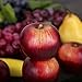 SENREAL Artificial Apples 6Pcs Fake Apples Red Realistic Plastic Apples Real Size Artificial Fruit for Home Kitchen Party Wedding Decoration Photography Prop