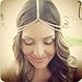 A&c Bohemia 2 Tiers Headband and Headchain for Women, Fashion Chic Punk Headpieces for Girls