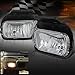 AUTOSAVER88 OE Style Fog Lights For Chevy Silverado 2003 2004 2005 2006 2007 Avalanche 2002 2003 2004 2005 2006 (Clear lens W/ Blubs)