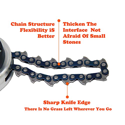 CZS 65Mn Trimmer Head Coil Garden Lawn Mower Brush Cutter Accessory Chain Grass Mower Head Replacement Outdoor Power Tools Universal