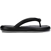Melissa Free Flip Flop for Women, Black/Beige, 8