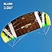 FLEXIFOIL 2.5m2/3.5m2/5.0m2/7.0m2 4-Line Blurr Sport Power Kite by World Record Winning Power Kites Designer. Safe, Reliable & Durable Traction Kiting. Includes 90-Day