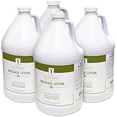 Master Massage Advanced gallon lotion, Nourishing and Deep Penetrating- 4-Pack, 1 Count