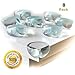 Clear Corner Guards for Child Safety, Baby Mate 8 PCS Ball Shape Clear Furniture Corner Protectors - Safety Table Corner Cover - Desk Corner Cushion