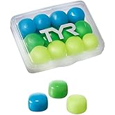 TYR Kids Soft Silicone Swim Ear Plugs (12 pack)