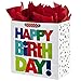 Hallmark Extra Large Birthday Gift Bag with Tissue Paper (Happy Birthday Lettering)