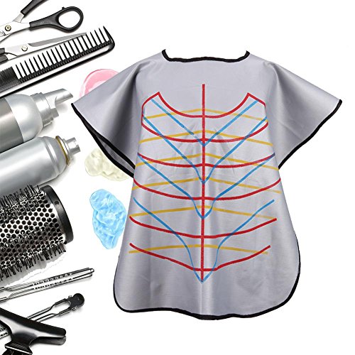 Jocestyle Waterproof Barber Hair Coloring Apron Anti Static Perm Shawl Cape Wrap​ - Thumbnail 3