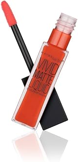 Maybelline LIP CS Vivid Matte 25 Orange Shot Lipstick - Maybelline Brand view 3