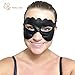 AYSWE Black Charcoal Superhero Eye Mask Patch w/Treatment Serum for Puffy Eyes, Bags, Under Eye Dark Circles, Fine Lines, Crow’s Feet & Wrinkles, Paraben Free, Fragrance Free, Box of 7 Sheets