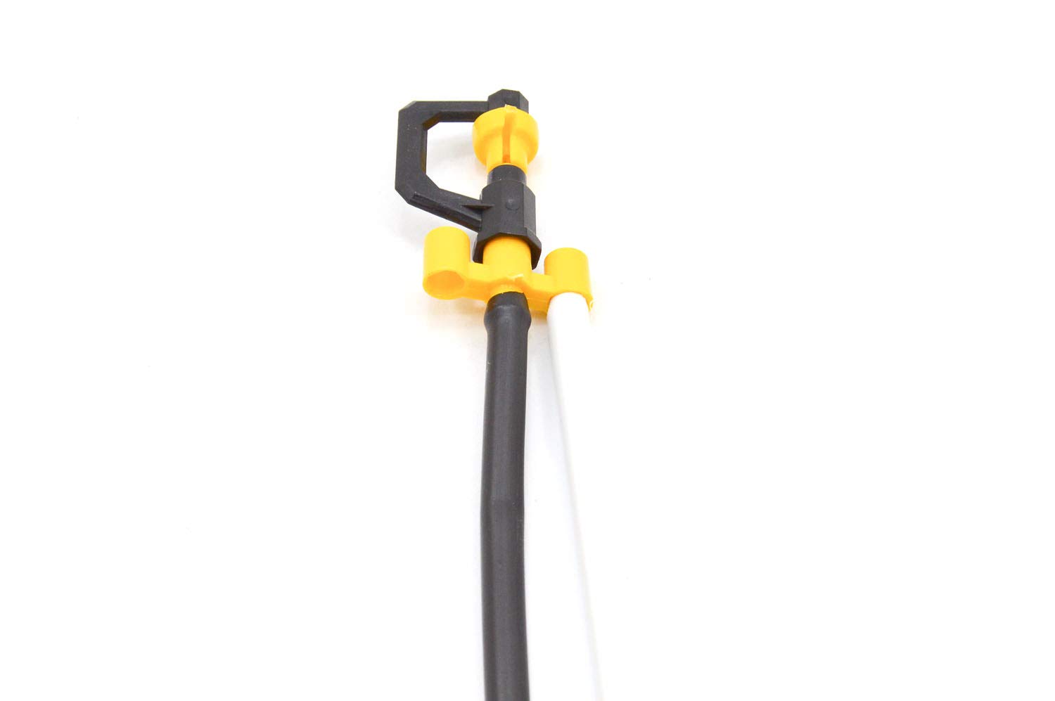 S&M 010767 Micro Sprinkler with Rod and Micro Tube 4 mm 360° – Blister Pack of 5, Black, White and Yellow