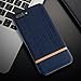 iPhone 8 Plus Case, iPhone 7 Plus Case, RANVOO [Canvas Series]Ultra Slim Thin Protective Hard Leather Cover Case for iPhone 8/7 Plus, Navy Blue