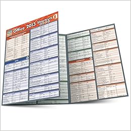 Microsoft Office 2013 Shortcuts (Quick Study Computer) Microsoft Office 2013 Shortcuts (Quick Study Computer)