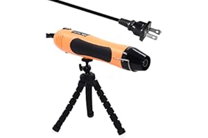 mofa Heat Gun For Crafts Epoxy Resin Bubble Remover 6.6Ft Power Cord Hot Air Gun With US Adapter Apply to Acrylic Painting Supplies Quickly To Dry Resin,Embossing Powder,Paint,Clay (Orange)