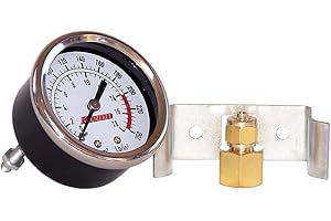 Kleinn Air Horns 1021 Dash Mount Air Pressure Gauge