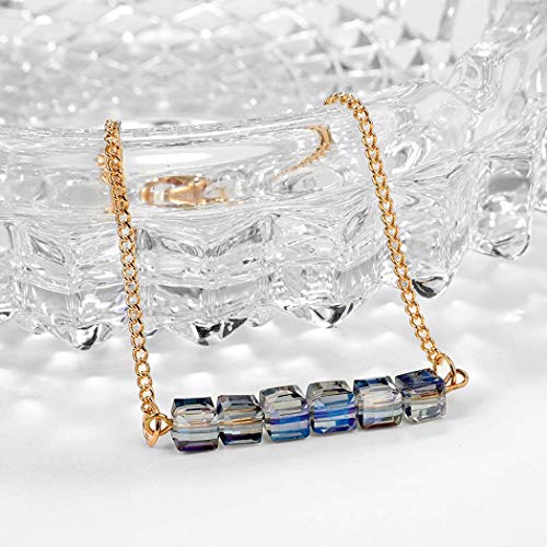 Yalice Layered Evil Eye Anklets Conch Shell Ankle Bracelet Beach Foot Jewelry for Women and Girls - Thumbnail 4