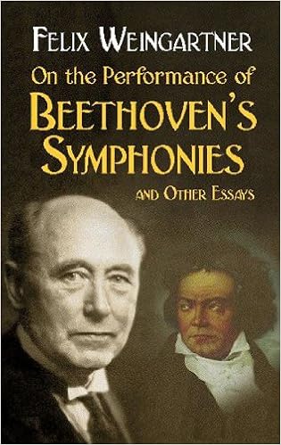 On The Performance Of Beethoven S Symphonies And Other Essays Dover Books On Music Weingartner Felix 9780486439662 Amazon Com Books