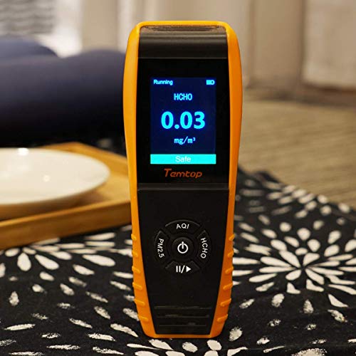 Temtop LKC-1000E Indoor Air Quality Monitor HCHO PM2.5 PM10 Temtop LKC-1000E Indoor Air Quality Monitor HCHO PM2.5 PM10