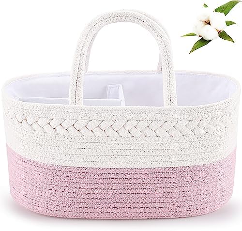 ABenkle Baby Diaper Caddy Organizer, Nursery Baby Girl Gifts Bag