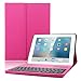 iPad 2 3 4 case with keyboard, Boriyuan Leather Smart Case Stand Folio Cover with Detachable Wireless Bluetooth Keyboard for Apple iPad 2nd 3rd 4th generation 9.7 inch (Rose Red)