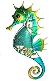 SDL Decorative Metal Glittery Wall Art 32 cm Seahorse ( 17408)