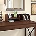 Bush Furniture Key West Desktop Organizer in Bing Cherry